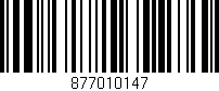 Código de barras (EAN, GTIN, SKU, ISBN): '877010147'