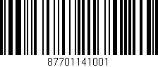 Código de barras (EAN, GTIN, SKU, ISBN): '87701141001'