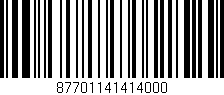 Código de barras (EAN, GTIN, SKU, ISBN): '87701141414000'