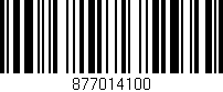 Código de barras (EAN, GTIN, SKU, ISBN): '877014100'