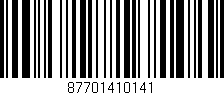 Código de barras (EAN, GTIN, SKU, ISBN): '87701410141'