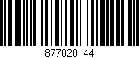 Código de barras (EAN, GTIN, SKU, ISBN): '877020144'