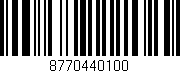 Código de barras (EAN, GTIN, SKU, ISBN): '8770440100'