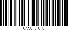 Código de barras (EAN, GTIN, SKU, ISBN): '87705_0_0_U'