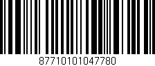 Código de barras (EAN, GTIN, SKU, ISBN): '87710101047780'