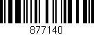 Código de barras (EAN, GTIN, SKU, ISBN): '877140'