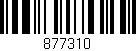 Código de barras (EAN, GTIN, SKU, ISBN): '877310'