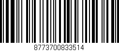Código de barras (EAN, GTIN, SKU, ISBN): '8773700833514'