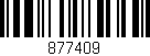 Código de barras (EAN, GTIN, SKU, ISBN): '877409'