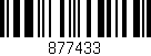 Código de barras (EAN, GTIN, SKU, ISBN): '877433'