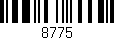 Código de barras (EAN, GTIN, SKU, ISBN): '8775'