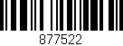 Código de barras (EAN, GTIN, SKU, ISBN): '877522'