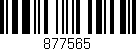 Código de barras (EAN, GTIN, SKU, ISBN): '877565'