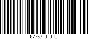 Código de barras (EAN, GTIN, SKU, ISBN): '87757_0_0_U'