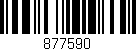 Código de barras (EAN, GTIN, SKU, ISBN): '877590'