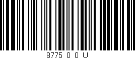 Código de barras (EAN, GTIN, SKU, ISBN): '8775_0_0_U'