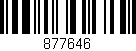 Código de barras (EAN, GTIN, SKU, ISBN): '877646'
