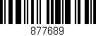 Código de barras (EAN, GTIN, SKU, ISBN): '877689'