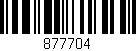 Código de barras (EAN, GTIN, SKU, ISBN): '877704'
