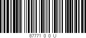 Código de barras (EAN, GTIN, SKU, ISBN): '87771_0_0_U'
