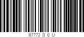 Código de barras (EAN, GTIN, SKU, ISBN): '87772_0_0_U'
