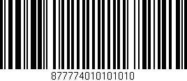 Código de barras (EAN, GTIN, SKU, ISBN): '877774010101010'