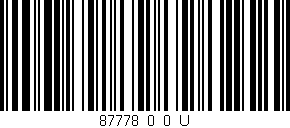 Código de barras (EAN, GTIN, SKU, ISBN): '87778_0_0_U'
