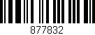 Código de barras (EAN, GTIN, SKU, ISBN): '877832'