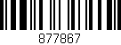 Código de barras (EAN, GTIN, SKU, ISBN): '877867'