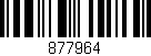 Código de barras (EAN, GTIN, SKU, ISBN): '877964'