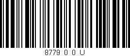Código de barras (EAN, GTIN, SKU, ISBN): '8779_0_0_U'