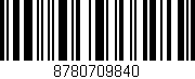 Código de barras (EAN, GTIN, SKU, ISBN): '8780709840'