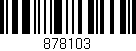 Código de barras (EAN, GTIN, SKU, ISBN): '878103'