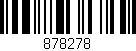 Código de barras (EAN, GTIN, SKU, ISBN): '878278'