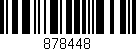 Código de barras (EAN, GTIN, SKU, ISBN): '878448'