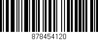 Código de barras (EAN, GTIN, SKU, ISBN): '878454120'