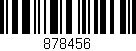 Código de barras (EAN, GTIN, SKU, ISBN): '878456'