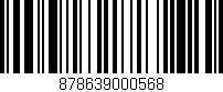 Código de barras (EAN, GTIN, SKU, ISBN): '878639000568'