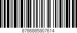 Código de barras (EAN, GTIN, SKU, ISBN): '8786885807614'
