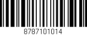 Código de barras (EAN, GTIN, SKU, ISBN): '8787101014'