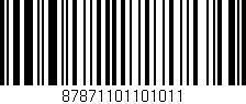 Código de barras (EAN, GTIN, SKU, ISBN): '87871101101011'