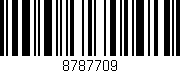Código de barras (EAN, GTIN, SKU, ISBN): '8787709'
