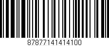 Código de barras (EAN, GTIN, SKU, ISBN): '87877141414100'