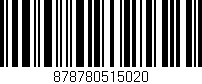 Código de barras (EAN, GTIN, SKU, ISBN): '878780515020'