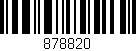 Código de barras (EAN, GTIN, SKU, ISBN): '878820'