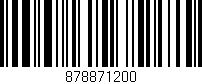 Código de barras (EAN, GTIN, SKU, ISBN): '878871200'