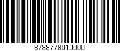 Código de barras (EAN, GTIN, SKU, ISBN): '8788778010000'