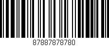 Código de barras (EAN, GTIN, SKU, ISBN): '87887878780'