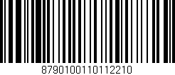 Código de barras (EAN, GTIN, SKU, ISBN): '8790100110112210'