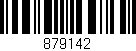 Código de barras (EAN, GTIN, SKU, ISBN): '879142'